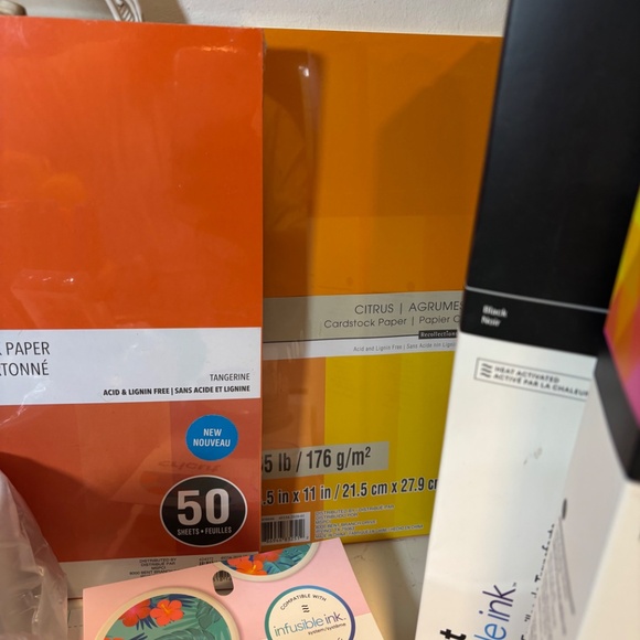 Cricut heat transfer ink, mugs, pens, paper, coasters, rubber sublimation - Picture 8 of 17